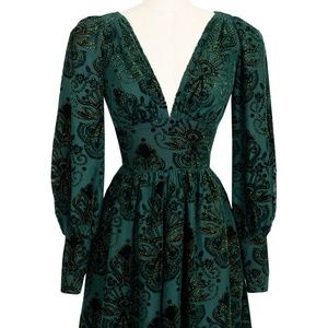 Trashy Diva Baroque Velvet Knee Length Bianca